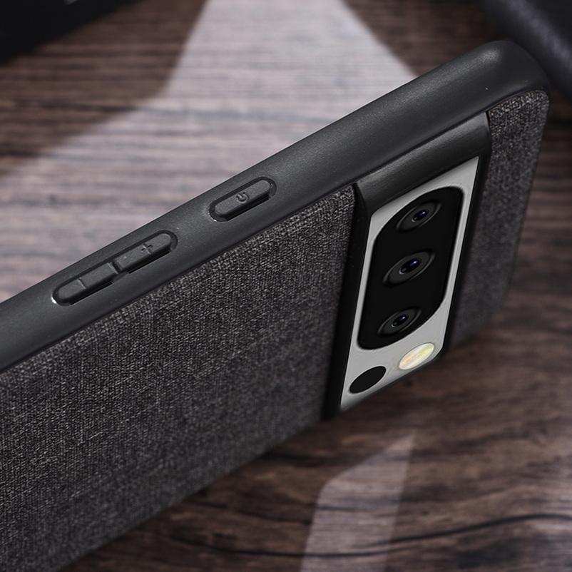 For Pixel 8 Pro 7 7a case Pixel 6 6a case  Cloth Hybrid Hard Phone Cover TPU Fundas