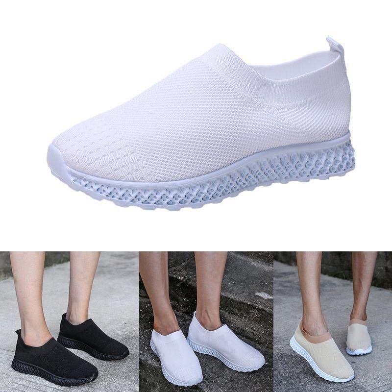 Women's Running Trainers Ladies Sneakers Slip On Jogging Gym Stylish Comfy Footwear