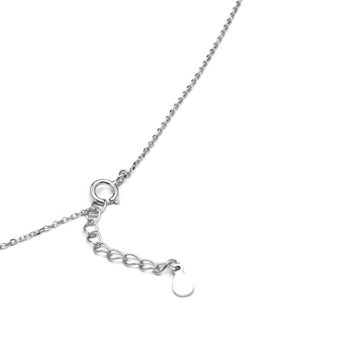 Collier Luxenter en argent 925 finition en rhodié - Heshi