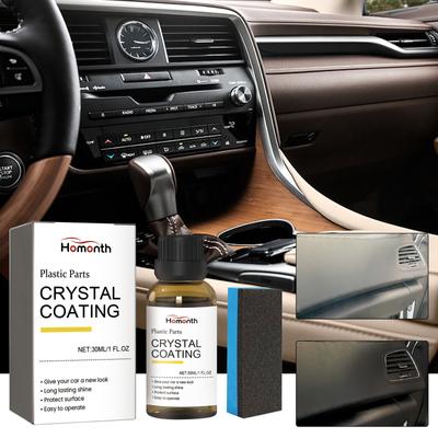 Car Refurbishment Kit, Car Interior Dashboard Panel Wax Plastic Cleaning Refurbishment Coating Agent