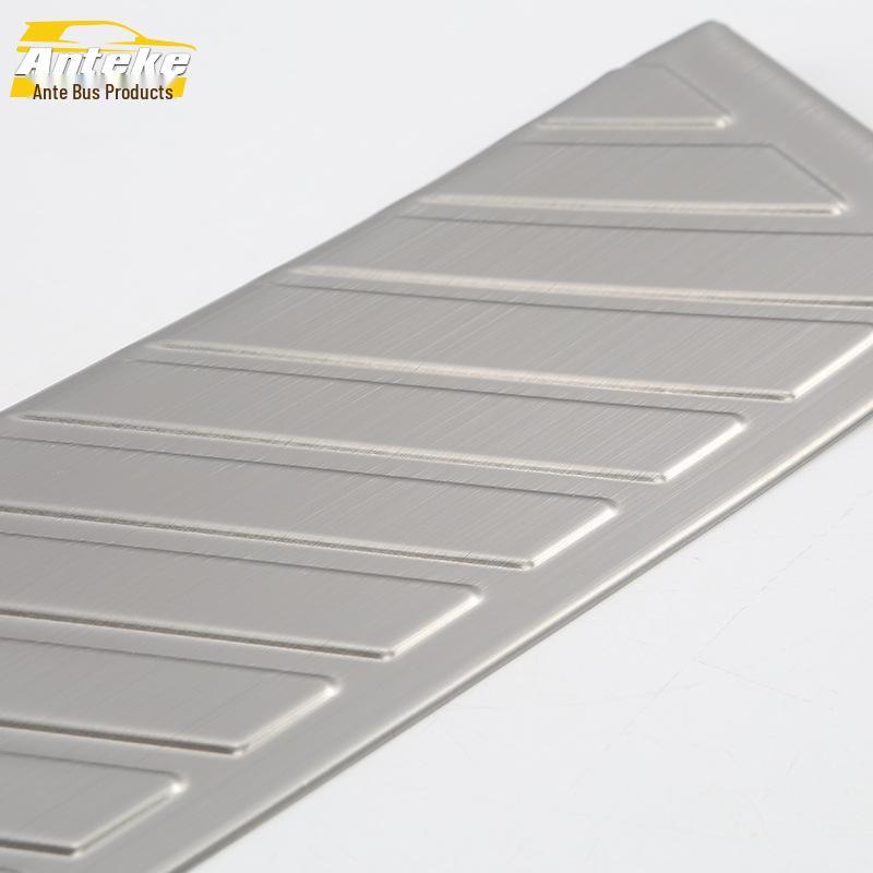 Stainless Steel Pedal Stickers for Tiguan L: Fits 17 Models – Accelerator, Brake, and Welcome Pedal Decor.