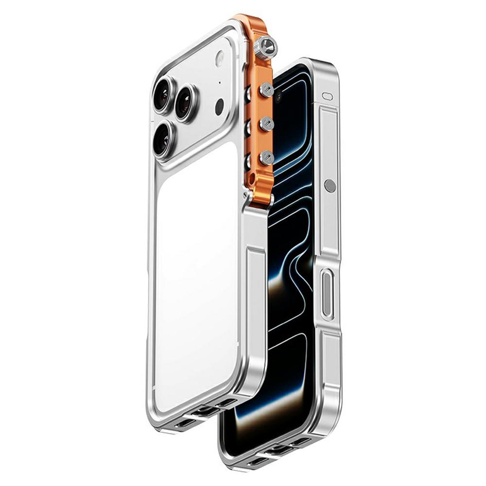 For iPhone 17 Pro Max Bumper Case Aluminum Alloy Metal Frame Phone Cover