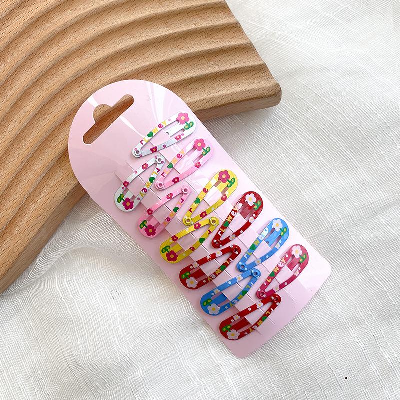 New Mini Printed Children BB Clip Cute Small Hairpins Girls Kids Hair Clips Pins Accessories Barrettes Headdress Hairclip