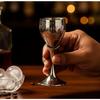 ESPLANADE Brass Engraved Wine Glass, Metal Goblet, Champagne Flutes, Royal Medieval Chalice Vintage Coupe,