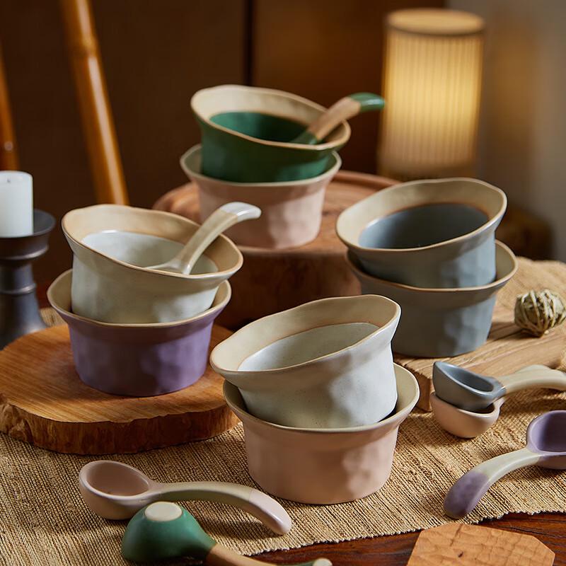 Japanese Retro Rough Pottery Bowl