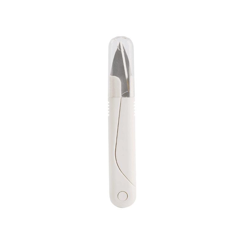 3pc U Shape Thread Snips Set with Protective Caps Household Sewing Scissors for Precise Thread Cutting and Fabric Trimming One Size