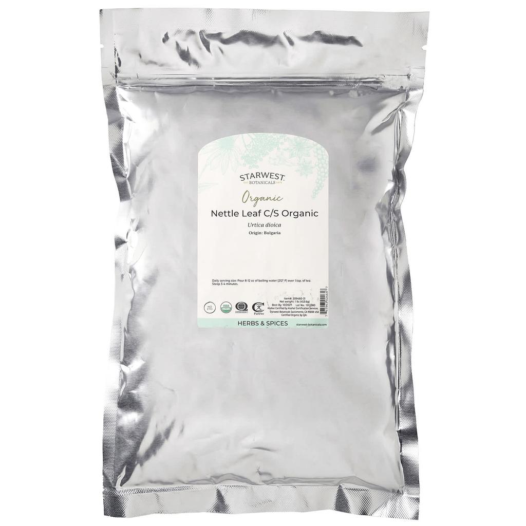 Nettle Leaf C/S, Organic, 453.6G(1Lb)