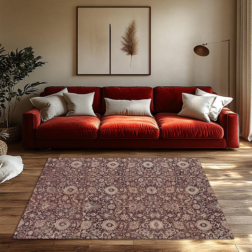 Vintage Persian Area Rug Traditional Oriental Carpet Bohemian Home Decor Non Slip Floor Mat Turkish Design Living Room Decor Dur