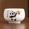 Guochao Panda Suet Jade Porcelain Master Tea Teacup Teacher Holiday Opening Business Commemorative Gift Box Gifts