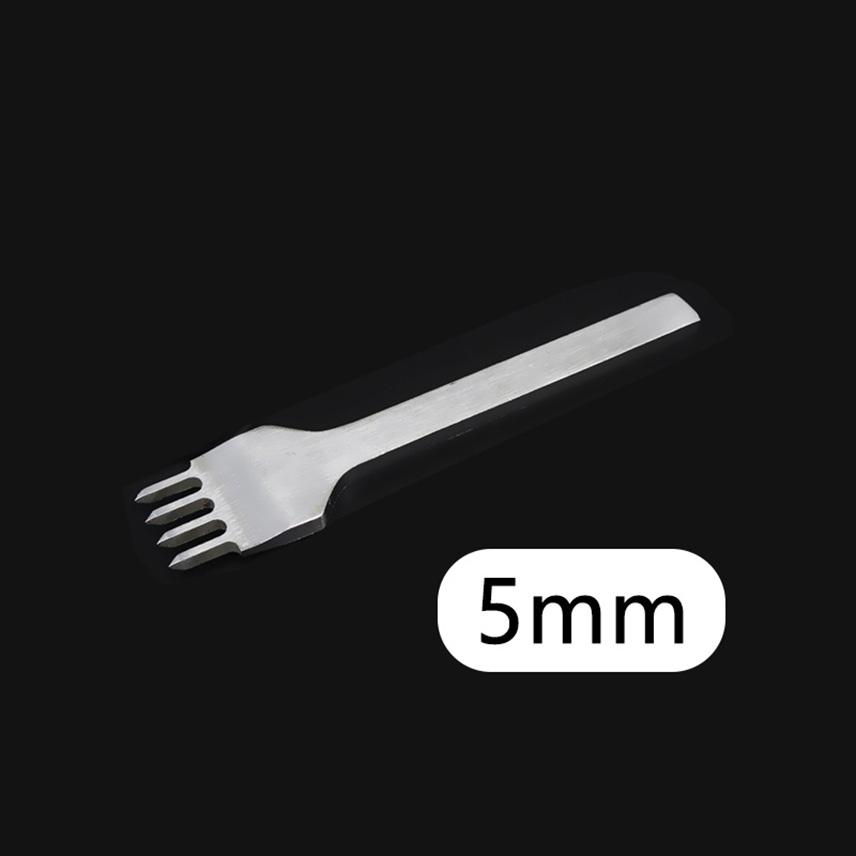 1Pc 3/4/5/6mm Leather Hole Punch Eyelets Tool Button Installer Belt Hole Puncher Work With Leather Craft Leather Goods Tools