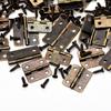 60 Pieces 300pcs Screws Mini Hinges Bronze Retro Hinges Tiny Hinges  for Dollhouse Door Crafts Box