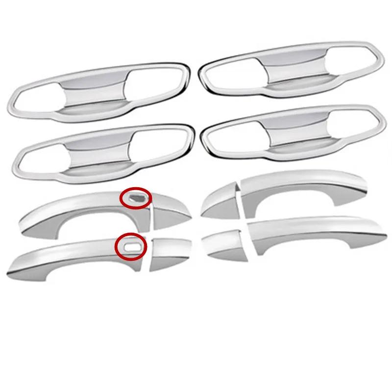 For Volkswagen VW GOLF 7 MK7 2013- Chrome Door Handle Bowl Trim Car Side Door Handle Cover Trim Sticker Styling Accessories