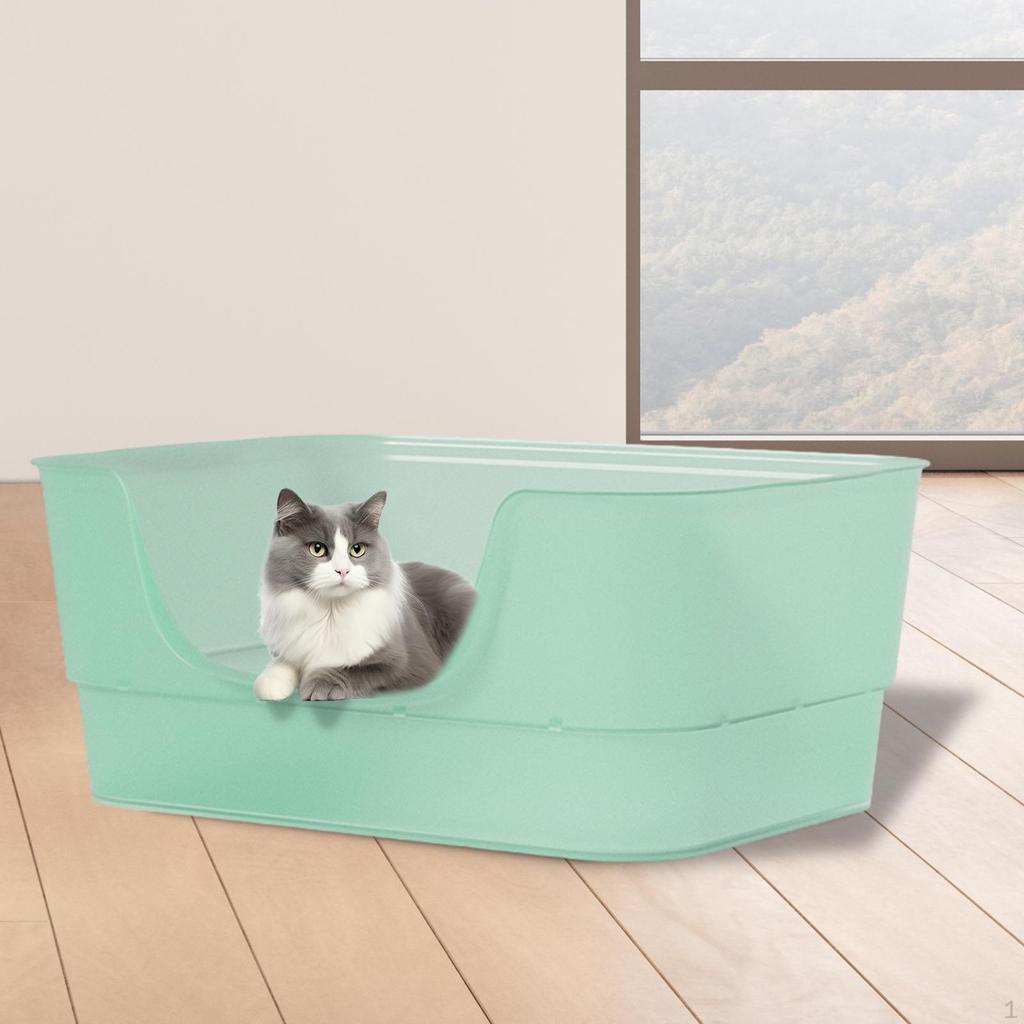 Cat Litter Box for Kitten Indoor Cats Potty Toilet Sifting Tray Sandbox