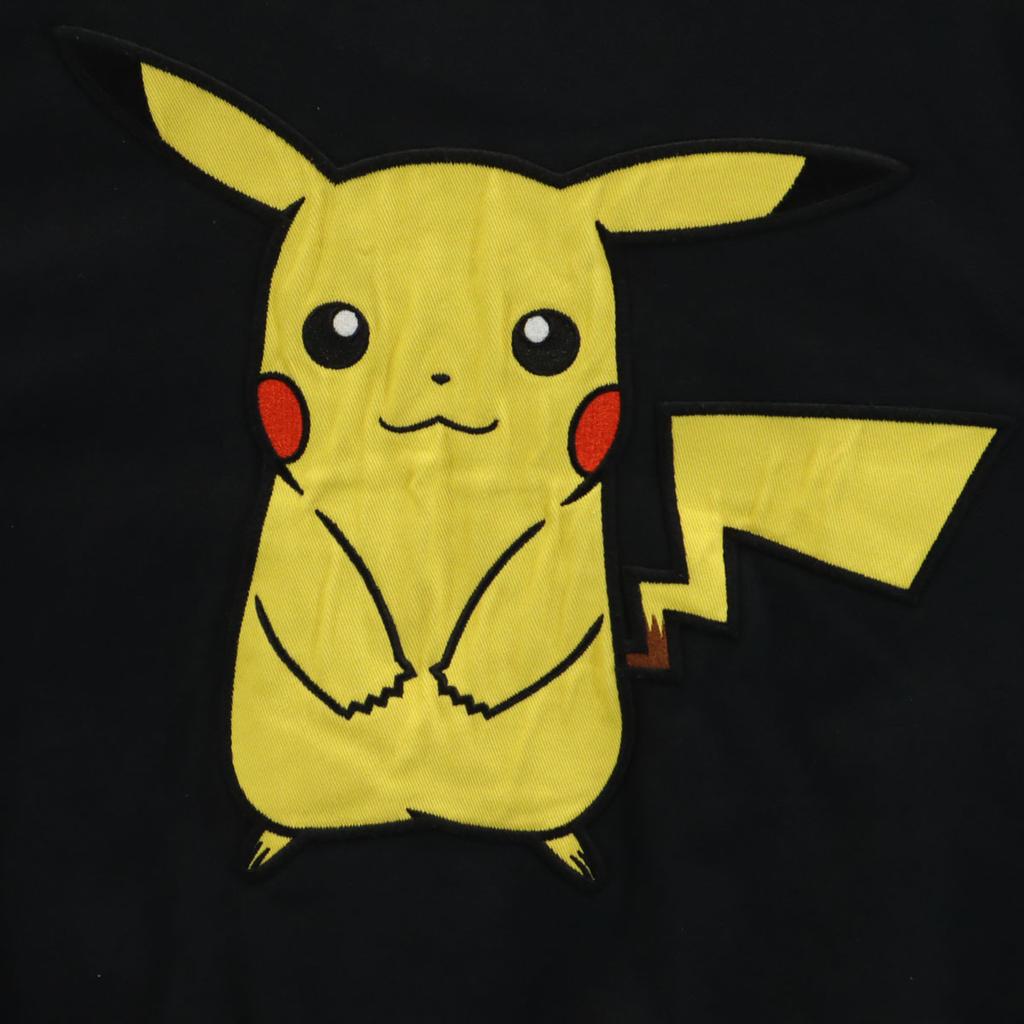 Levi's Pokémon Collaboration Pikachu Long Sleeve Sweat Trainer S Black Men's Used