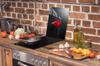 GLASS CUTTING BOARD 35x52 Rose