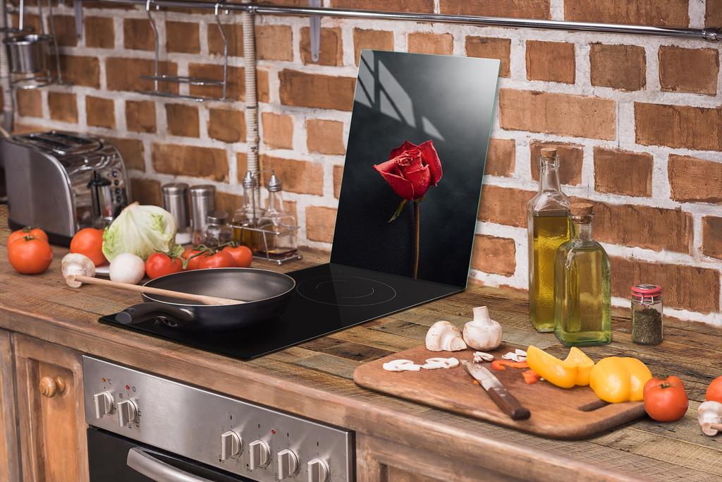 GLASS CUTTING BOARD 35x52 Rose