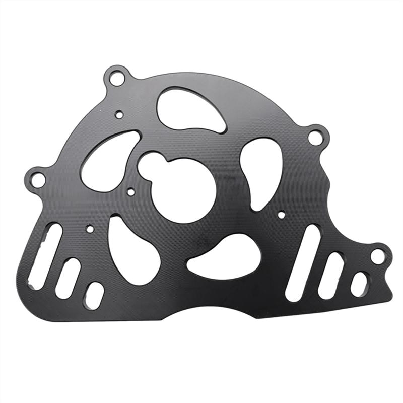 Ac29-Front Sprocket Chain Guard Cover Left Side Engine Protection For KAWASAKI Z1000 2010- Moto Black