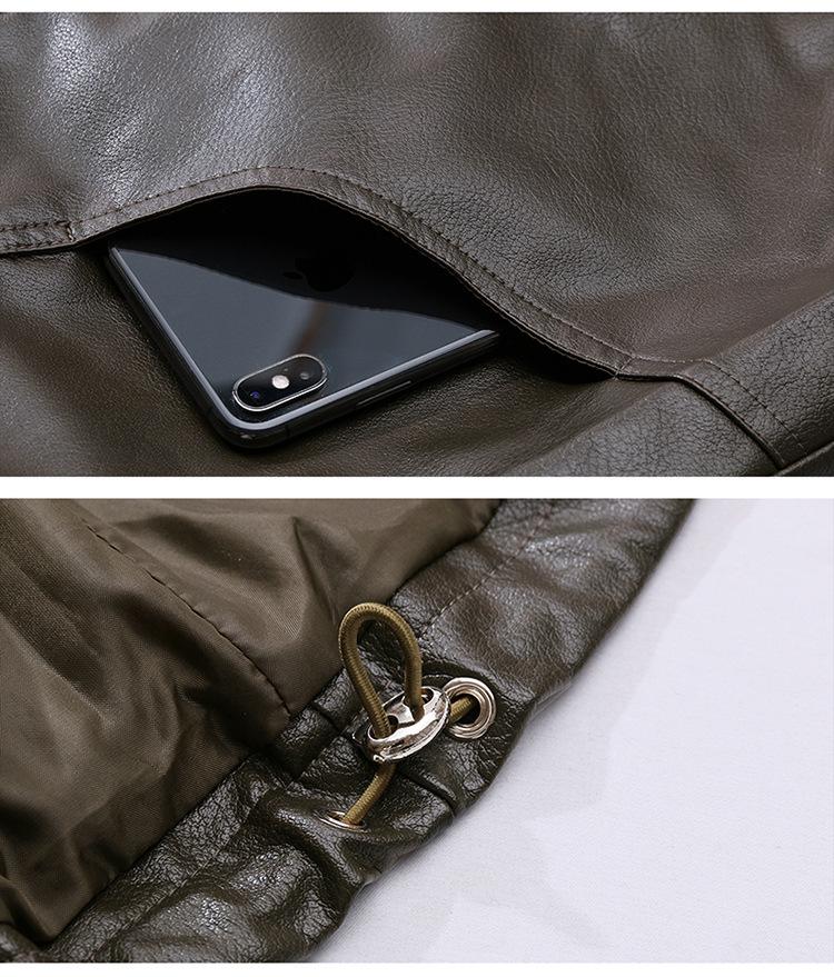 2025 Women's Korean Fashion Genuine Red Ancola Leather Jacket - Autumn/Winter Lambskin Trend