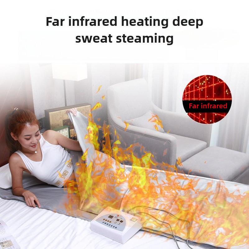 Boost Metabolism Detoxification Sauna Blanket Far Infrared Detox Sweat Steaming Blanket Home Beauty Salon Sauna Device