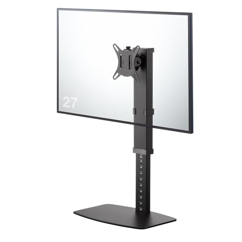 SANWA SUPPLY Desktop Monitor Stand (Rotating and Height Adjustable) CR-LAD101BK