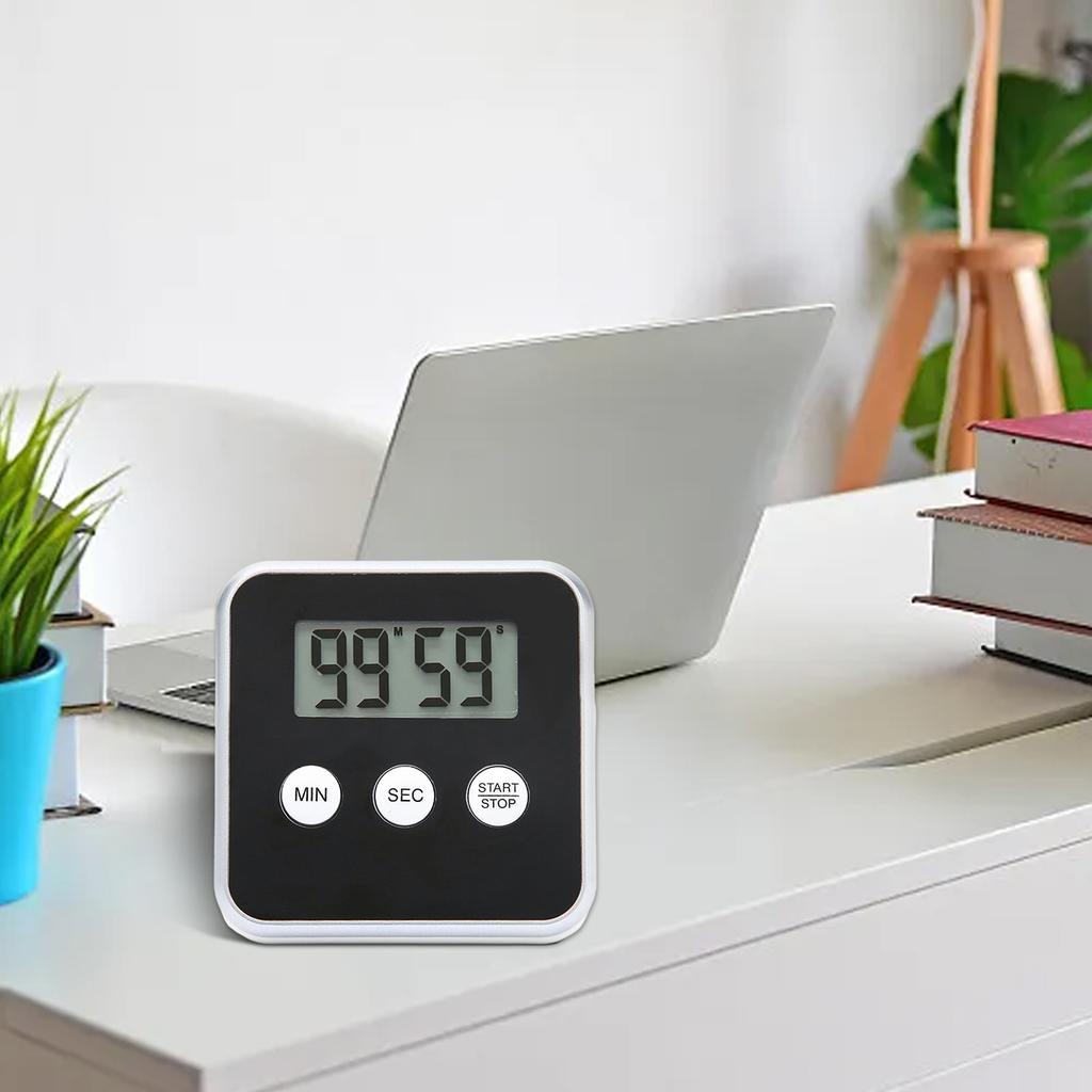 Elektronischer Küchen-Timer LCD-Anzeige Großer Bildschirm Elektronischer Timer Positiv Negativ Back-Timer Erinnerung Zeitmessung Großer Lauter Alarm