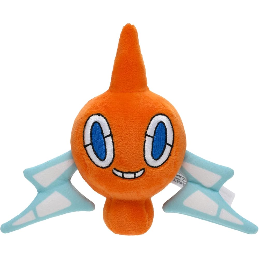 Pokmon Center Original Rotom Plush Toy 14.2x17x7.5 cm Soft Stuffed Animal