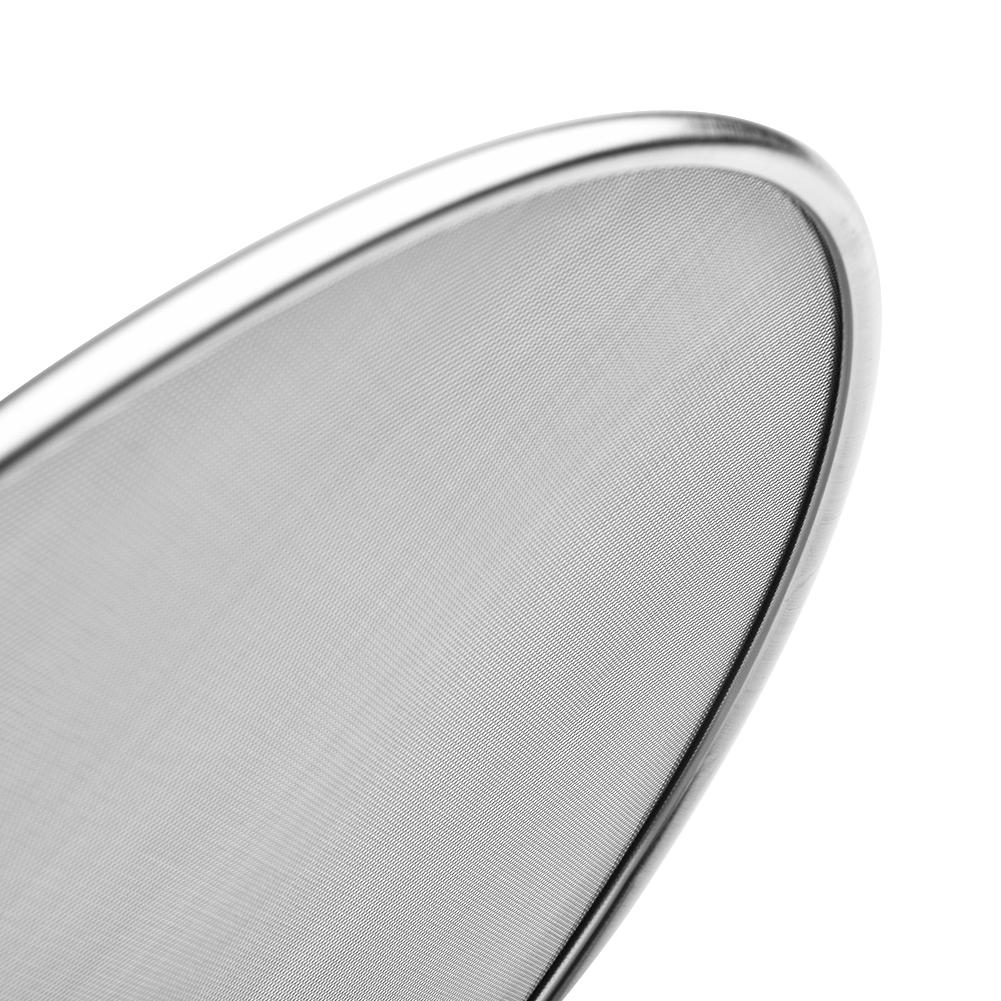 3 Sizes Kitchen Mesh Stainless Steel Practical Splash Guard Anti Grease Frying Pan From Hot Oil 25/29/33cm Sale