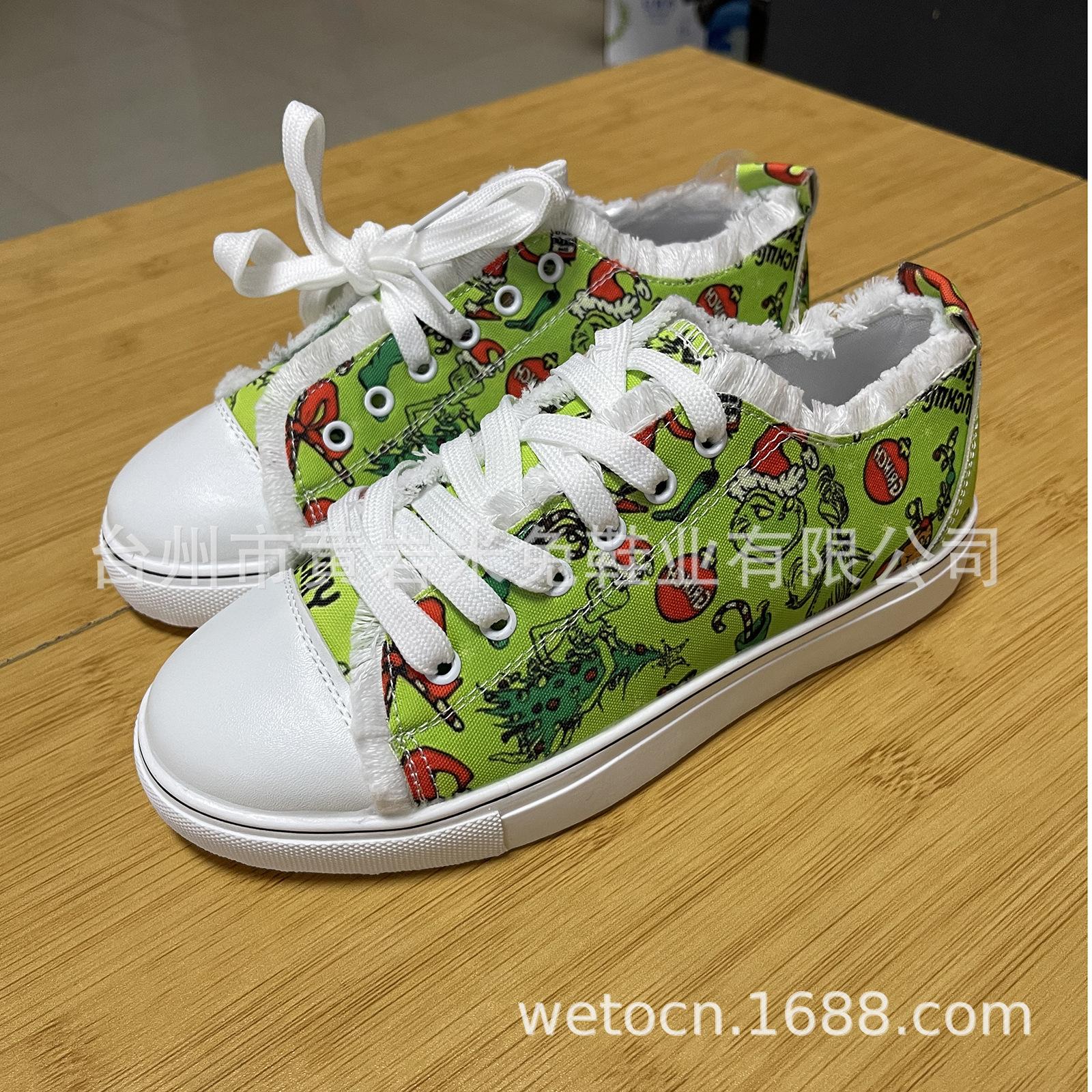 

Canvas shoes women s casual sports flats cat and dog cartoon printed pattern single shoes 43 US10.5