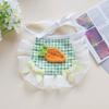 Cute Lattice Pet Scarf Lace Up Adjustable Cats Clothing Dog Collar Pet