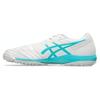 Low Top TF (Rubber Studs) Soccer Shoes Men Soccer Shoes White Blue 1111A218-101
