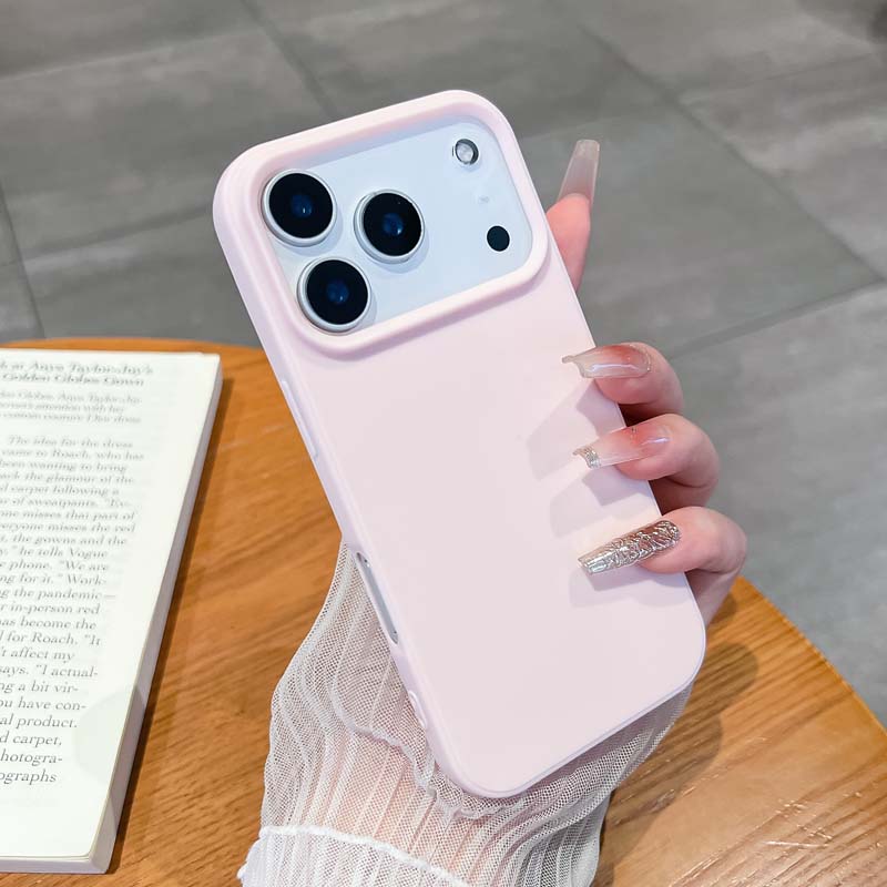 Luxury Matte Candy Color Silicone TPU Skin Feel Soft Case for IPhone 17 Air 16E 15 14 13 Pro Max Stain-Resistant Anti-Fall Cover