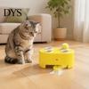 Lustige Versteckspiel-Katzen-Spielzeuge Interaktives Spielzeug, Whack-a-Mole Feder-Spielzeug mit Bewegungserkennung für Bewegung 3 Modi, Wiederaufladbar Automatisch Kätzchen Indoor