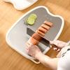 New Arrival Cat-Shaped Chopping Board Antibacterial Kitchen Tool for Baby Food Preparation & Fruit Cutting