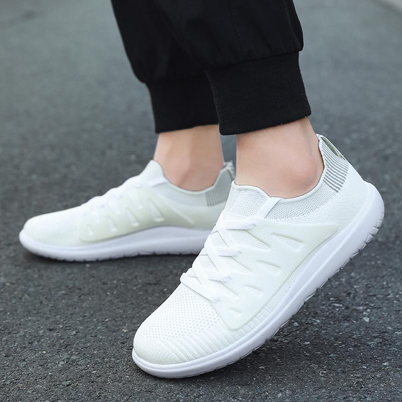 Fashion 2024 Wide Toe Barefoot Flats Shoes For Men 2024 Summer Breathable Men's Minimalist Shoes Wide Toe Casual Walking Sport Shoes