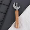 Pointed Head Wooden Handle Can Opener Manual Lid Remover Kitchen Gadgets Bottle Opener  Bar
