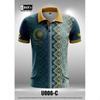 Tech Graphic Short Sleeve Polo Shirt, Trendy Casual Wear for Daily Activities