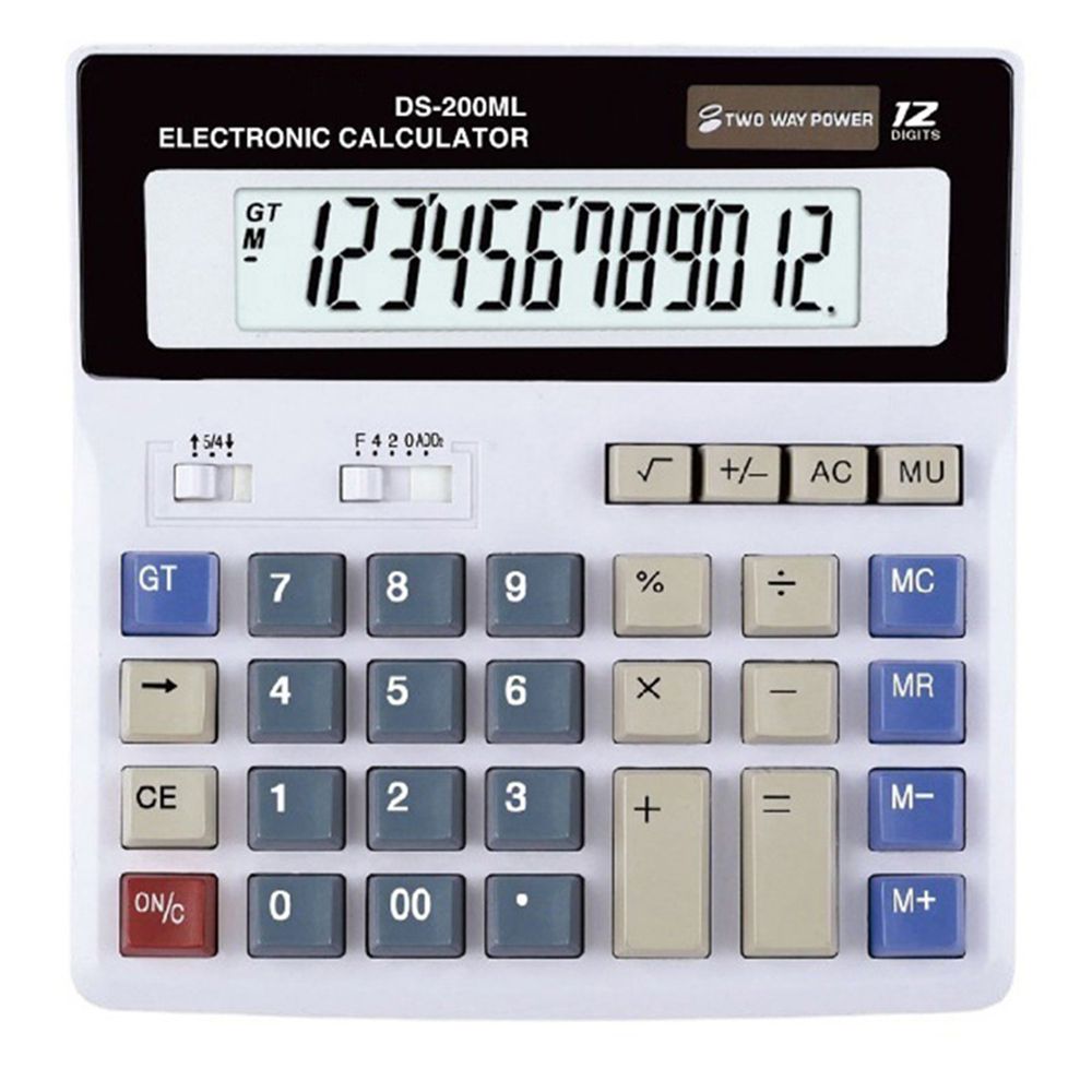 

Финансы Товары Многофункциональный 2-сторонний школьный настольный калькулятор с наклонным дисплеем Большая большая кнопка 1