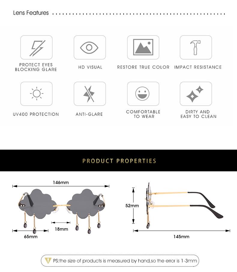 2020 Trendy Cloud Sunglasses - Exaggerated Milan Style Fashion Accessory