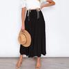 Dámská sukně Atraktivní s vysokým pasem Boho styl Plážová sukně Dámská móda Ležérní plážová sukně Maxi sukně na dovolenou