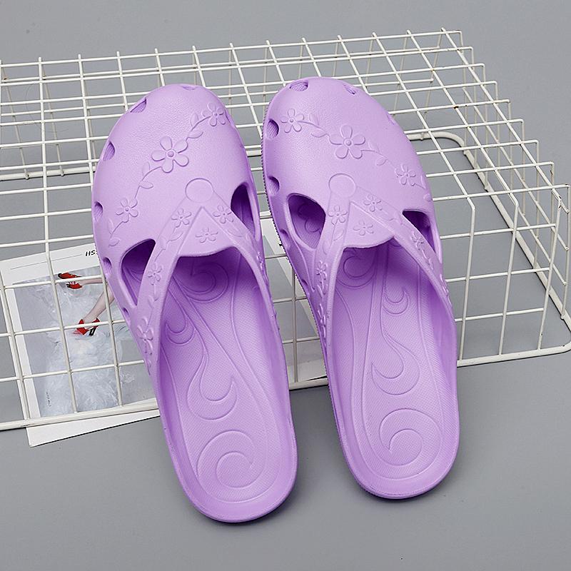 Women Slippers Summer Breathable Platform Beach Sandals Flip Flops Outdoor Non-slip Women Jelly Slippers Lazy Flat Shoes