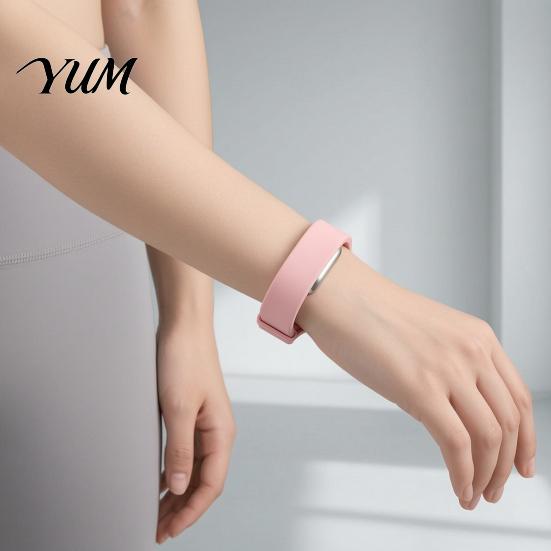 Adjustable Silicone Band for Sports Bands Hume 2.0, Breathable Replacement Strap Secure Fitness Tracker Home Use Tracker, Anti-Sweat Wristband