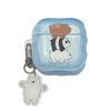 Stacked Bear for Apple AirPods 1 Generation Bluetooth Headset Case Airpodspro1 Generation Wireless Bluetooth Ear