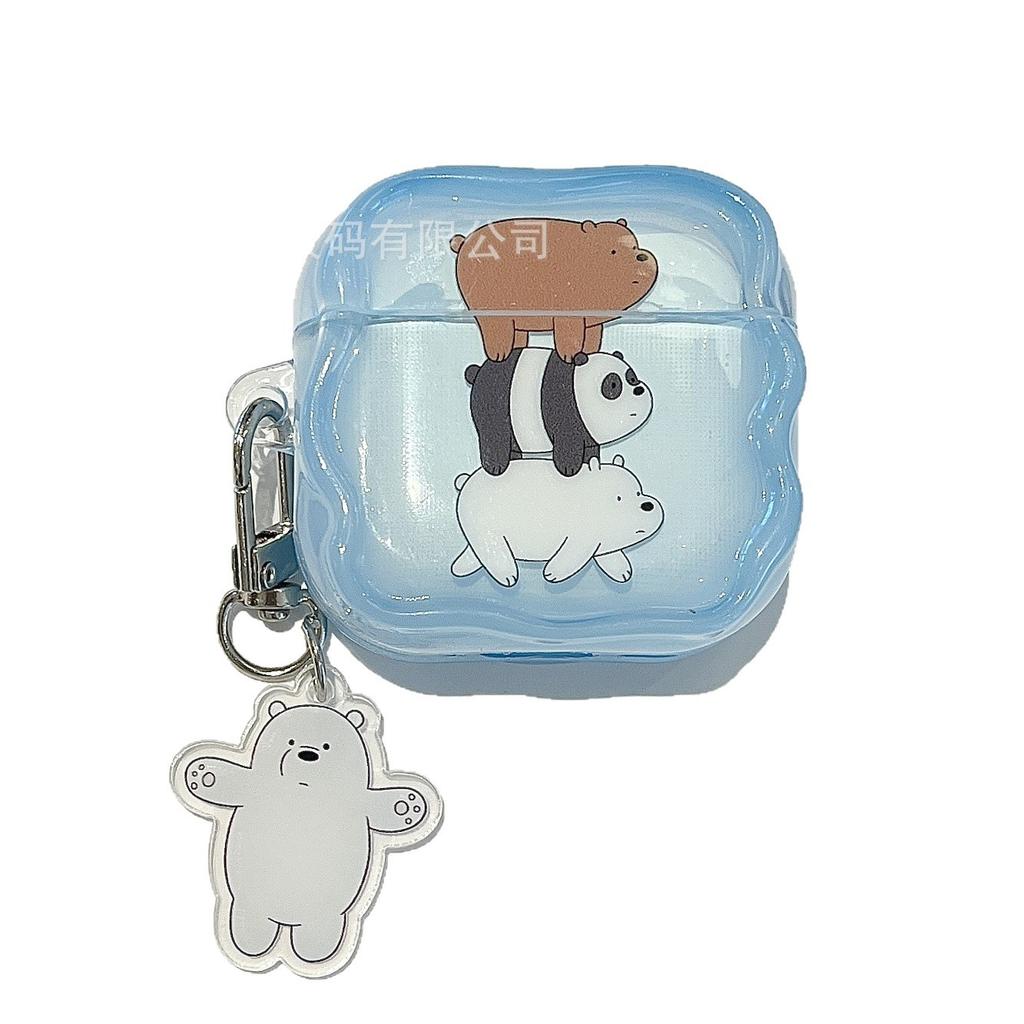 Stacked Bear for Apple AirPods 1 Generation Bluetooth Headset Case Airpodspro1 Generation Wireless Bluetooth Ear