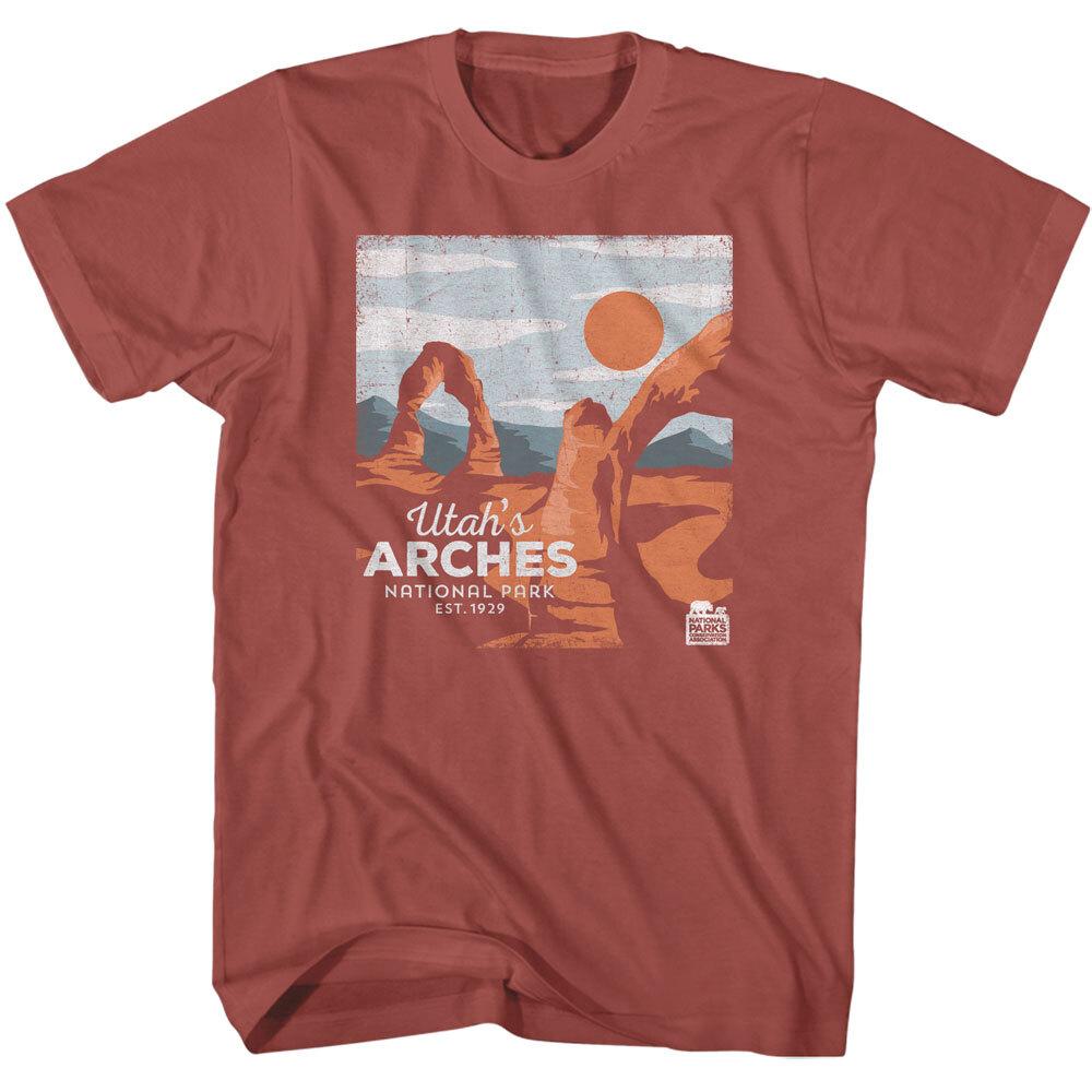 United States Natural Sandstone Arches EST 1929 Utah National Park Men T Shirt XXXXL