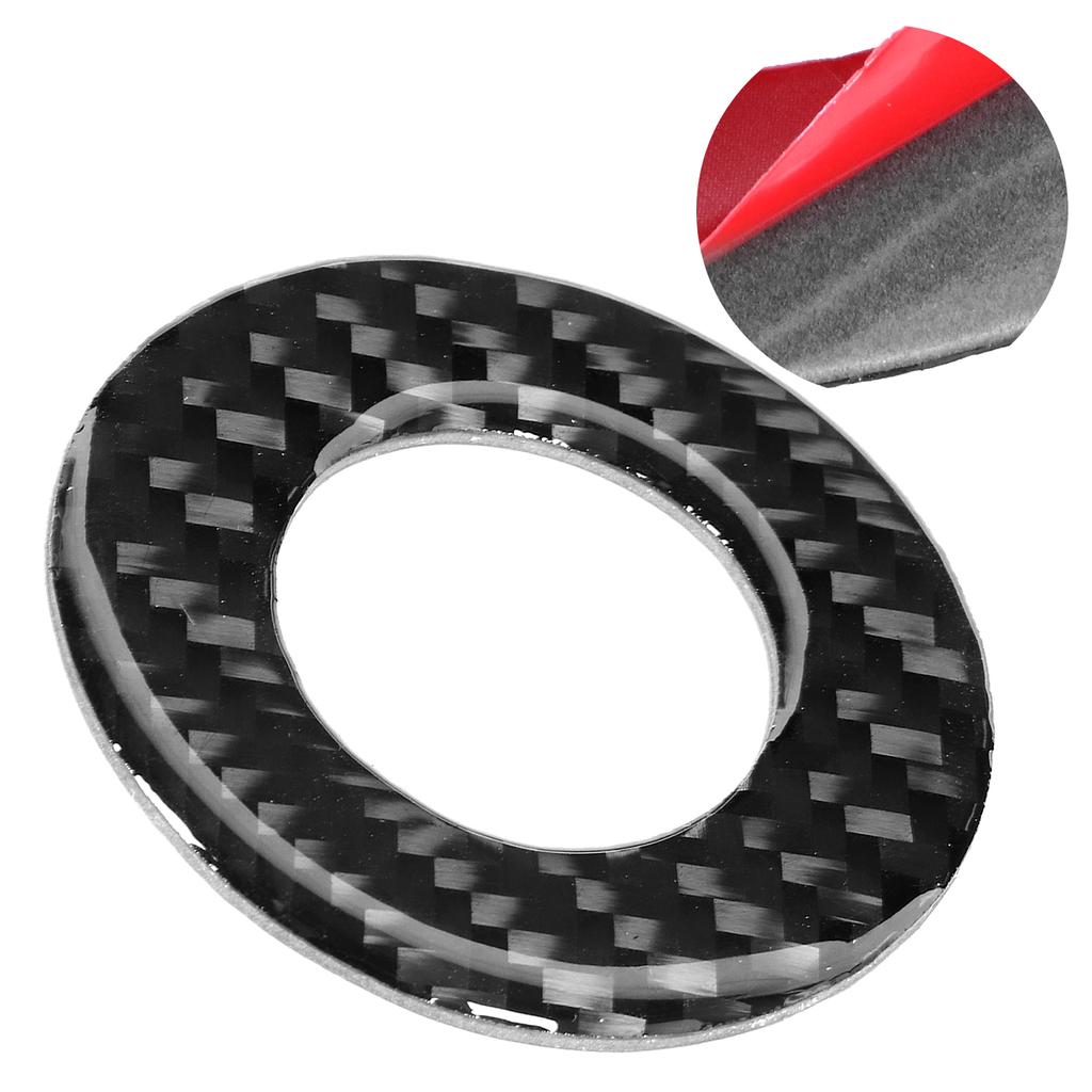 Carbon Fiber Car Ignition Keyhole Rings Frame Cover Fit for Chevrolet Cruze 2009?2015
