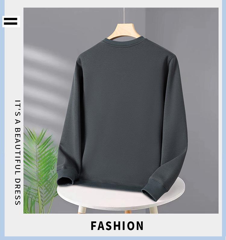 Men's Plus Size Fleece Sweatshirt - Winter Warmth Round Neck Pullover