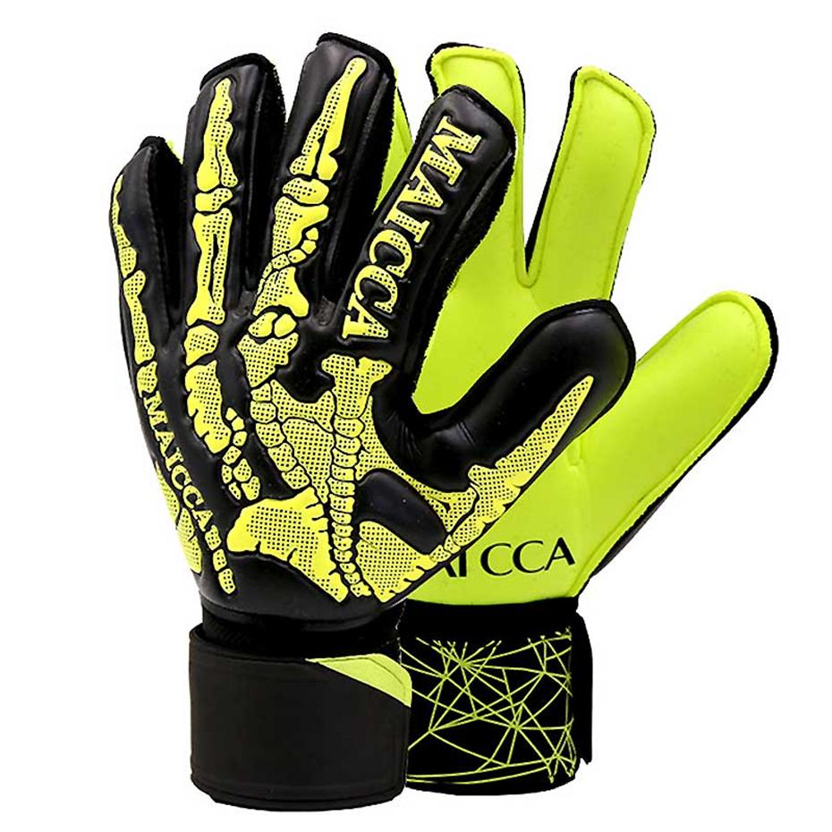 Adult Child Soccer Professional Goalkeeper Gloves Thicken Latex Soft Football Goalie Goal Keeper Glove 5 Finger Save Protection