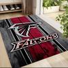 Atlanta Falcons Logo Art Carpet Rug Soft Washable Anti Slip Home Living Room Sofa Mats Personalized Christmas Rug