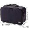 ELECOM Gadget Large Shock Gadget Black Pouch, Capacity, Absorbing, Bag-in-Bag, Case, BMA-GP07BK