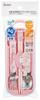 Skater Lunch Box Trio and Made in Sanrio My Melody Big for TACC2AG Children's Set, Chopsticks, Spoon, Fork, Kids' Cutlery, Antibacterial, Easy-Open